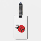 かわいく小さいてんとう虫 ラゲッジタグ (裏面縦)