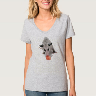 かわいく小さいふくろねずみの食べ物のスイカ Tシャツ