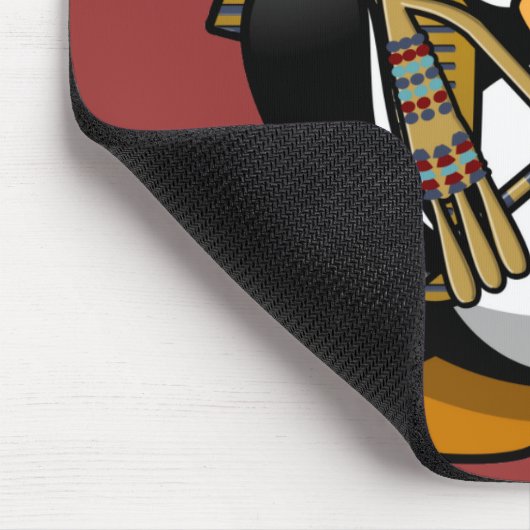 かわいく小さいアニメのファラオのペンギン マウスパッド (コーナー)