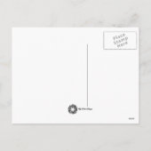 かわいく小さいイースターのウサギが付いている郵便はがき シーズンポストカード (裏面)