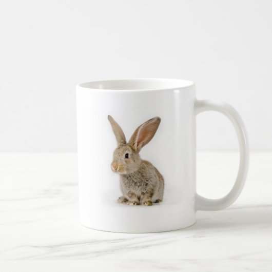 かわいく小さいウサギ コーヒーマグカップ (右)