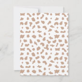 かわいく小さいカウボーイの西部のベビーシャワー招待状 招待状 (裏面)