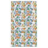 かわいく小さいキツネパターン スモールペーパーバッグ (裏面)