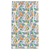 かわいく小さいキツネパターン スモールペーパーバッグ (正面)