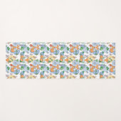 かわいく小さいキツネパターン ヨガマット (正面(横))