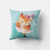 かわいく小さいキツネ クッション (裏面)