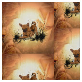 かわいく小さいチワワ ファブリック (見本)