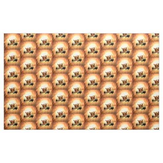 かわいく小さいチワワ ファブリック (ヤード)