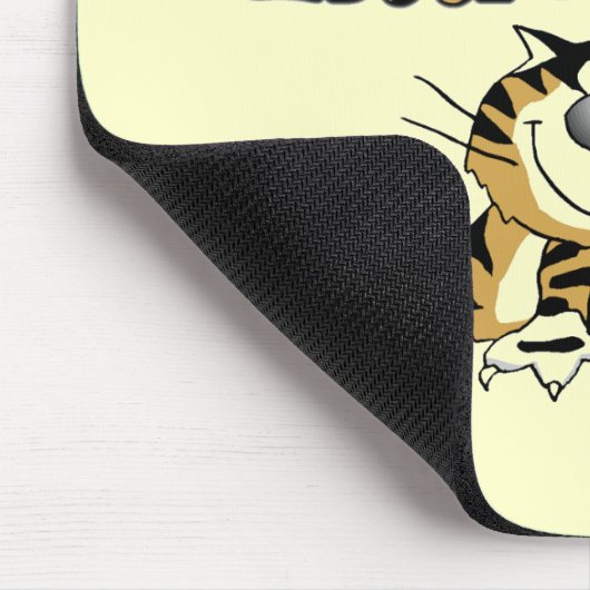 かわいく小さいトラのTシャツおよびギフト マウスパッド (コーナー)