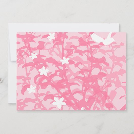 かわいく小さいナースの女の子の誕生日のパーティの招待状 招待状 (裏面)