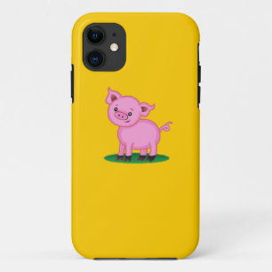 かわいく小さいブタのiPhone 5の場合 iPhone 11 ケース