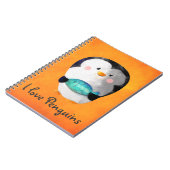 かわいく小さいペンギン ノートブック (左側)