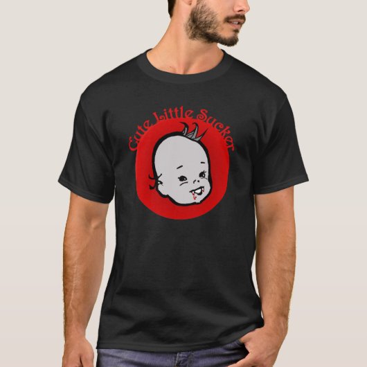 かわいく小さい吸盤 Tシャツ (正面)