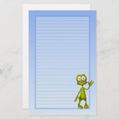 かわいく小さい外国の子供 便箋 (正面/裏面)