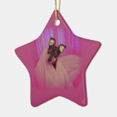 かわいく小さい子犬 セラミックオーナメント (左)