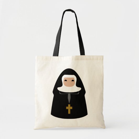 かわいく小さい尼僧 トートバッグ (正面)