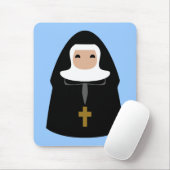 かわいく小さい尼僧 マウスパッド (マウス)
