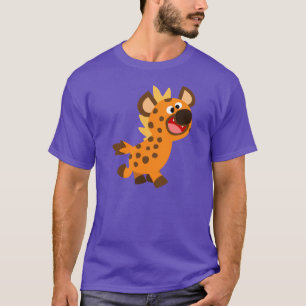 かわいく小さい漫画のハイエナのTシャツ Tシャツ