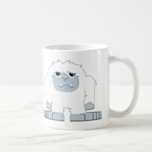 かわいく小さい雪男 コーヒーマグカップ