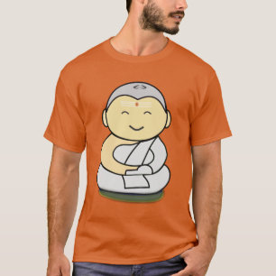 かわいく幸せな仏 Tシャツ