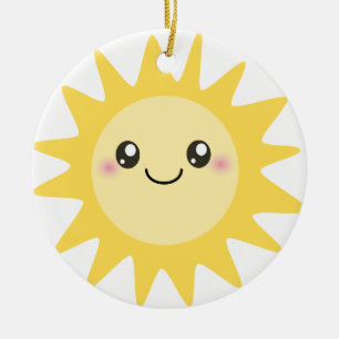 かわいく幸せな日曜日 セラミックオーナメント