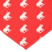 かわいく幸運で赤い象のテーブルクロス テーブルクロス (アングル)