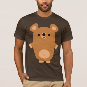 かわいく強い漫画くまのTシャツ Tシャツ