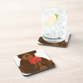 かわいく愛らしいテディー・ベア コースター (右側)