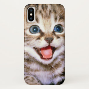 かわいく愛らしく柔らかい子ネコ iPhone X ケース