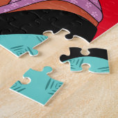 かわいく日本のな芸者 ジグソーパズル (側面)