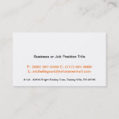 かわいく明るい色のペイズリーのテレホンカード コーリングカード (裏面)