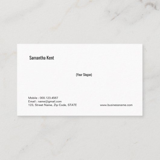 かわいく曖昧なテディー・ベアのベビーシッターの名刺 名刺 (裏面)