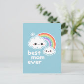 かわいく最も最高のなお母さん ポストカード (スタンド正面)