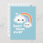 かわいく最も最高のなお母さん ポストカード (正面/裏面)