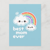 かわいく最も最高のなお母さん ポストカード (正面)