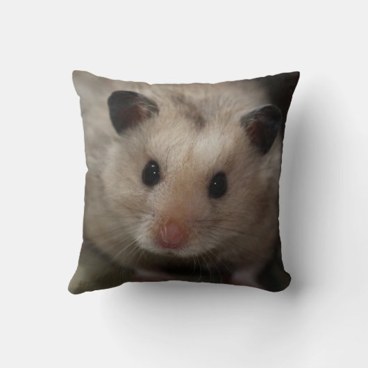 かわいく柔らかいハムスター クッション (裏面)