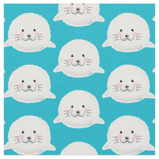 かわいく柔らかい子どものアシカ ファブリック (クローズアップ)