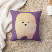 かわいく柔らかい犬のピンク犬の投球のクッション クッション (ブランケット)