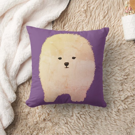 かわいく柔らかい犬のピンク犬の投球のクッション クッション (ブランケット)