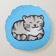 かわいく柔らかい虎猫の灰色のトラネコ