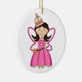 かわいく王室のなプリンセスのオーナメント セラミックオーナメント (右)