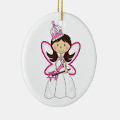 かわいく王室のなプリンセスのオーナメント セラミックオーナメント (右)
