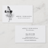 かわいく甘いヨークシャテリアのヨークシャーテリアの小犬 名刺 (正面/裏面)