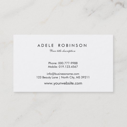 かわいく甘いヨークシャテリアのヨークシャーテリアの小犬 名刺 (裏面)