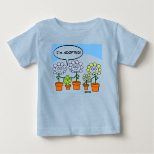 かわいく甘くおもしろいな採用されたベビーの漫画 ベビーTシャツ