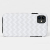 かわいく白いおよび灰色のシェブロンパターンiPhone 5の箱 Case-Mate iPhoneケース (裏面(横))
