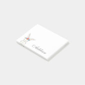 かわいく白いバニーの花の王冠 ポストイット (アングル)