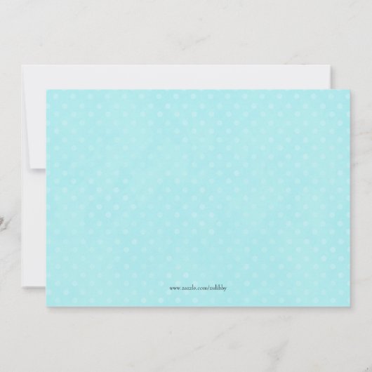 かわいく白いレースのコルセットのランジェリーのブライダルシャワー 招待状 (裏面)