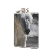 かわいく白い白くま フラスク (左)