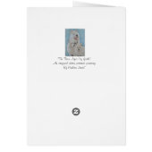 かわいく白い秋田の長いコートの現実主義者のポートレートのブランク (裏面)